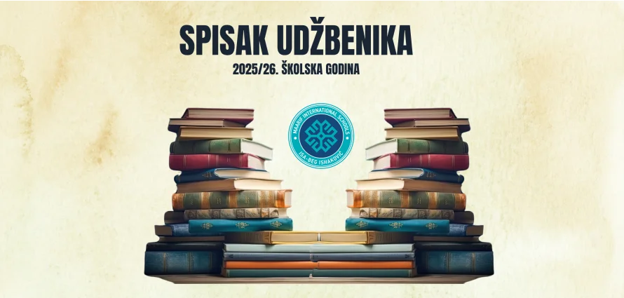 SPISAK UDŽBENIKA 2025/26. ŠKOLSKA GODINA