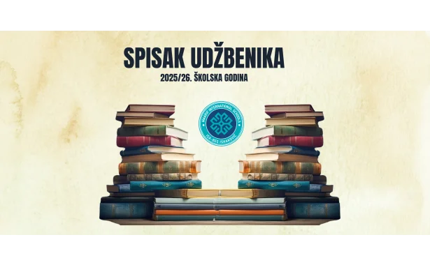 SPISAK UDŽBENIKA 2025/26. ŠKOLSKA GODINA