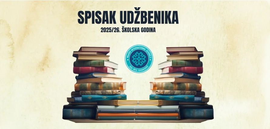 SPISAK UDŽBENIKA 2025/26. ŠKOLSKA GODINA